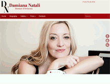 Tablet Screenshot of damiananatali.it